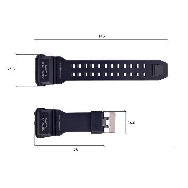 Ремінець для годинника Skmei 1251/1250/1360/1167AG Army Green 1021 фото