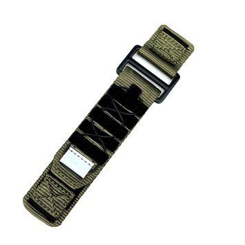 Ремінець для годинника Nylon Pro Army Green 20 мм 1055 фото
