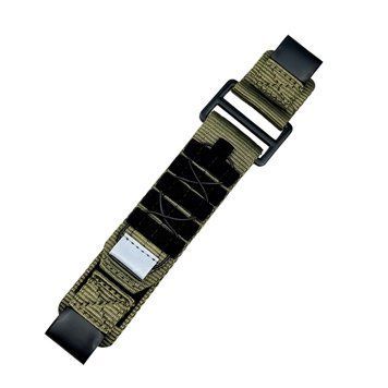 Ремінець для годинника Nylon Pro for Garmin Army Green 22 мм 1056 фото